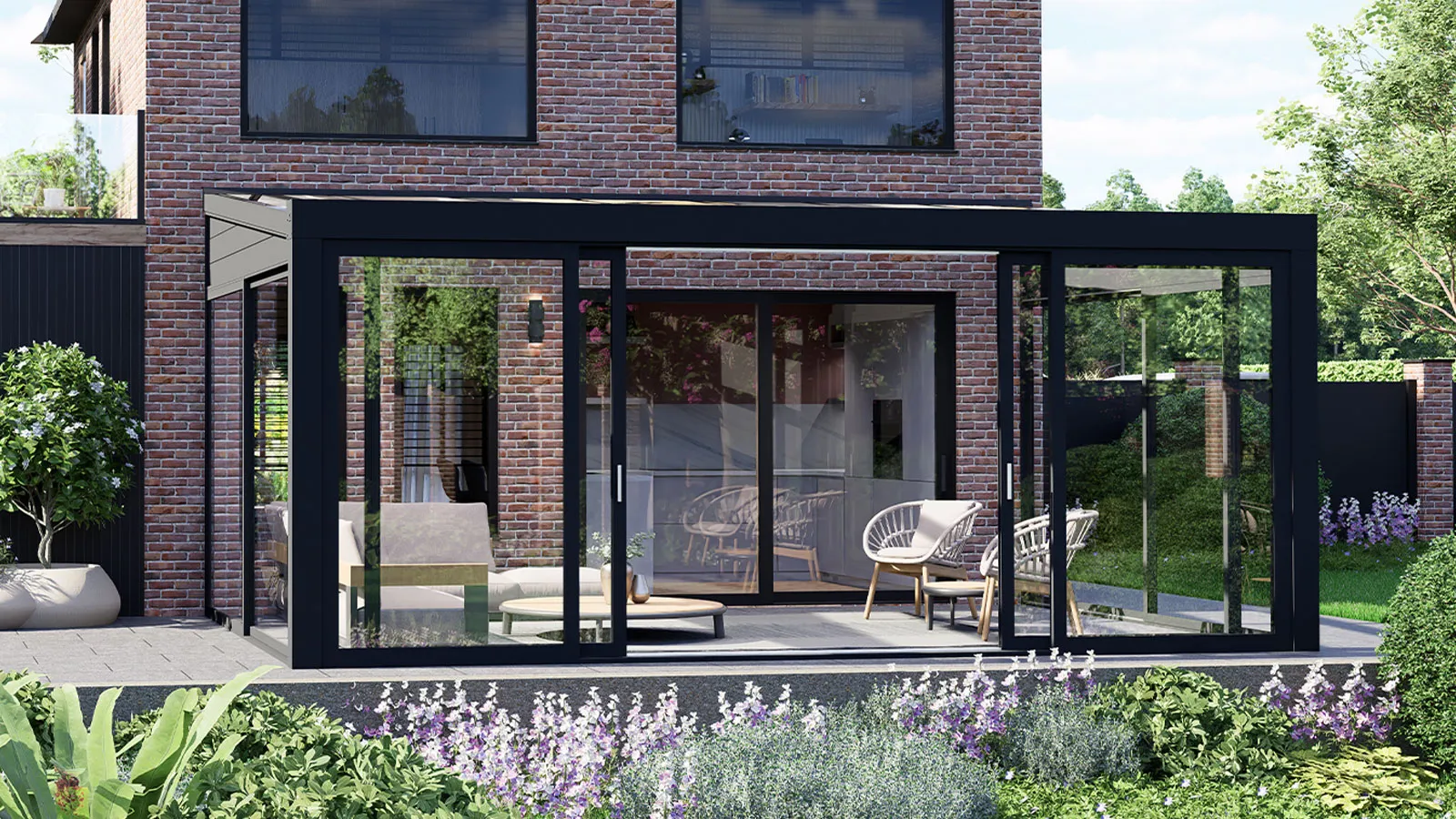 Kaltwintergarten aus Aluminium – Leistungen von BR-Terrassen