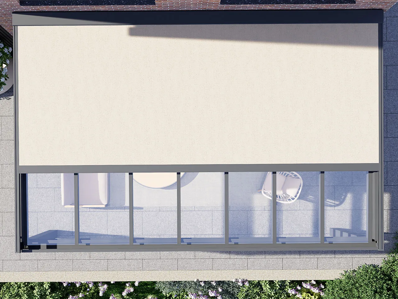 Markise an der Terrasse – Projekt von BR-Terrassen